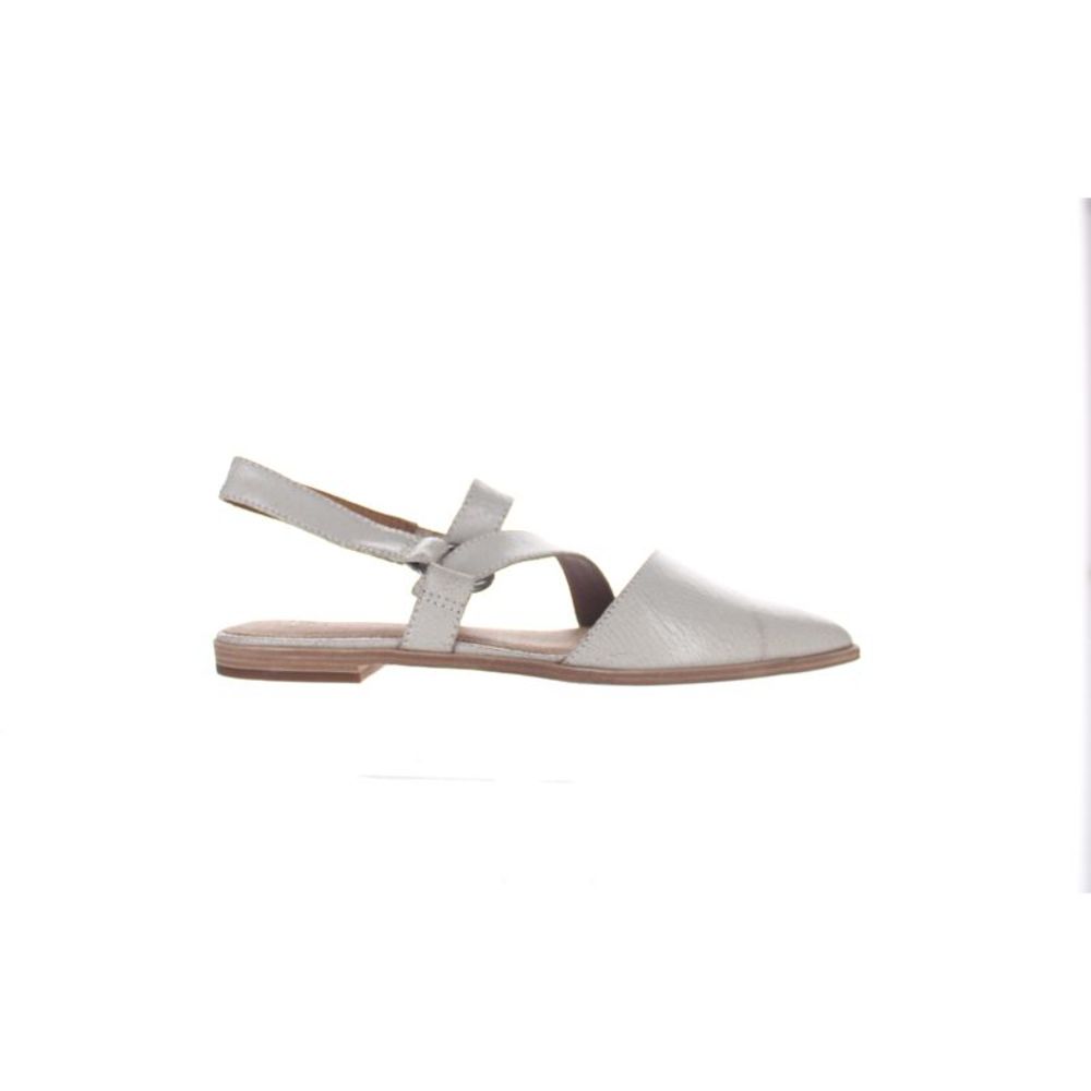 Frye Womens Kenzie Strappy Harness Off White Slingbacks Size 9.5 Medium (B, M)